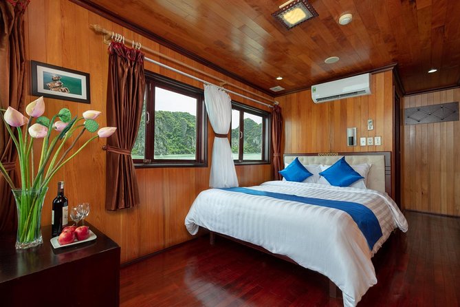 Halong bay boutique cruise 2 days trip: Kayaking, swimming & caving tours - Sleeping on a floating hotel: private bath, A/C, and realistic expectations