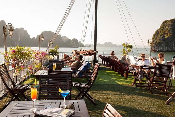Halong Bay cruise 2 days 1 night - Sunset party: the social moment on the water