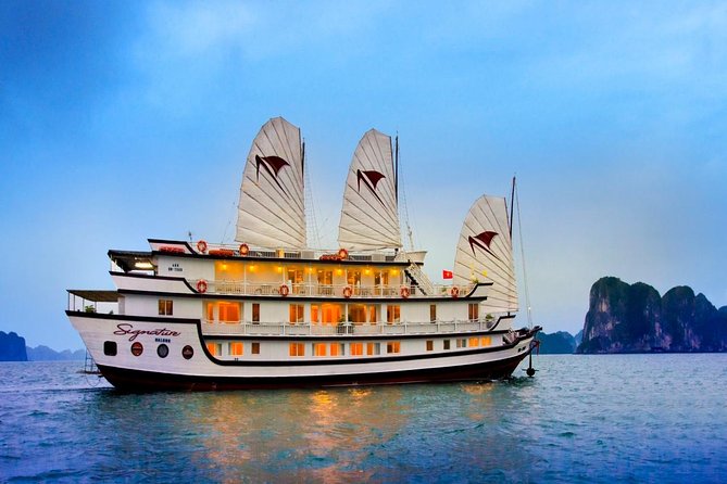 Halong Bay Cruise 2 Days - 1 Night with 5 Star Luxury - Day 1 on Ha Long Bay: boarding, safety, and settling in