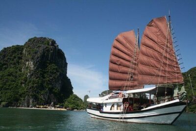 Halong Bay day tour 4 hours Cruise from Hanoi city - On the boat: views, sundeck time, and what the onboard setup means