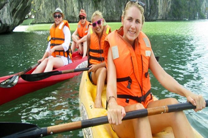 Halong Bay Day Tour: Visit Cave Island Kayaking Swimming Lunch - Sung Sot Cave: the big grotto stop (and how to pace it)