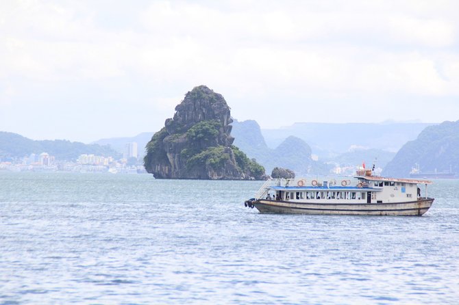Halong bay Full Day Cruise trip: kayaking, surprise cave, titop island, lunch - Titop Island: the viewpoint payoff, plus the crowd reality