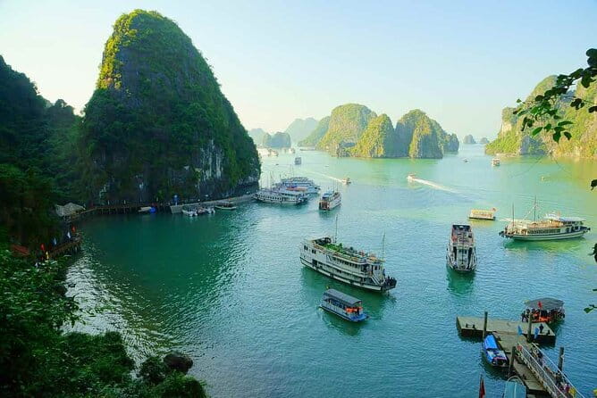 Halong Bay Full Day with All-Inclusive - Tuan Chau Harbor: Boarding, Safety Briefing, Then Off to the Bay