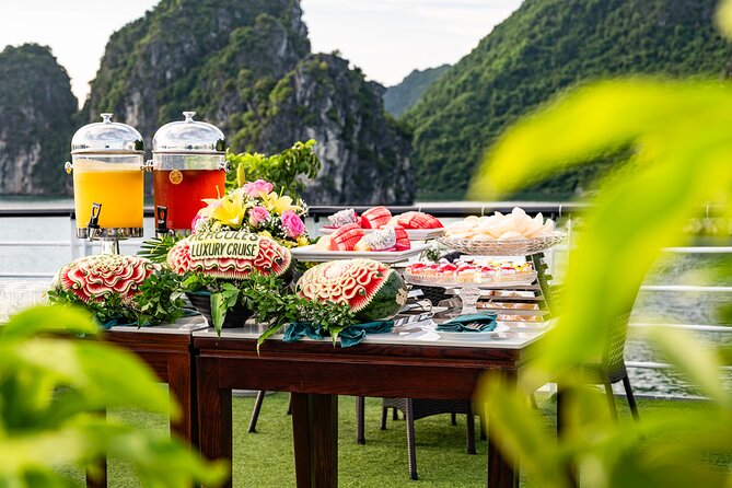 Halong bay Luxur Cruise Day trip: Buffet lunch & Limousine bus - Arriving at Tuan Chau: Check-In and Your First Glimpse