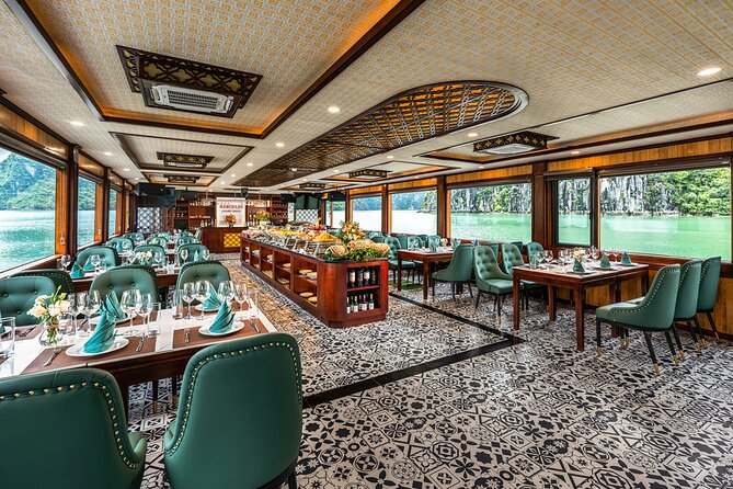 Halong Bay Luxury cruise Day trip: Buffet Lunch, Limousine bus - Sunset on the water: why the timing matters