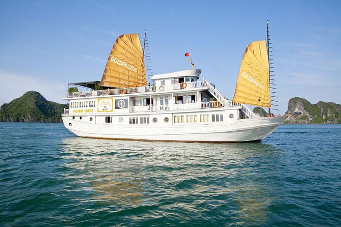 Halong Bay Luxury Cruise one day Tours - Luon Cave Lagoon Time: Kayaking or Bamboo Boat