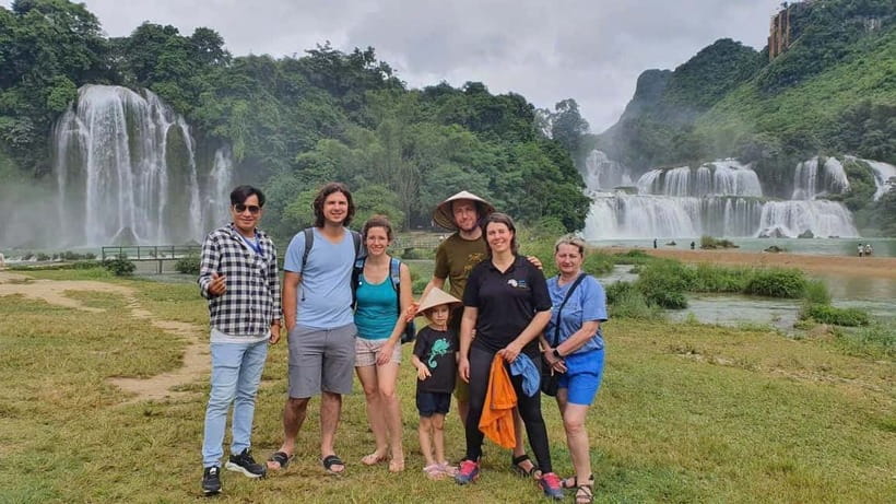 Hanoi: 2-Day Ban Gioc Waterfall, Ngao Cave & Angel Mountain - Day 1: Hà Nội to Ban Gioc Waterfall, Nguom Ngao Cave, and Khuoi Ky Village