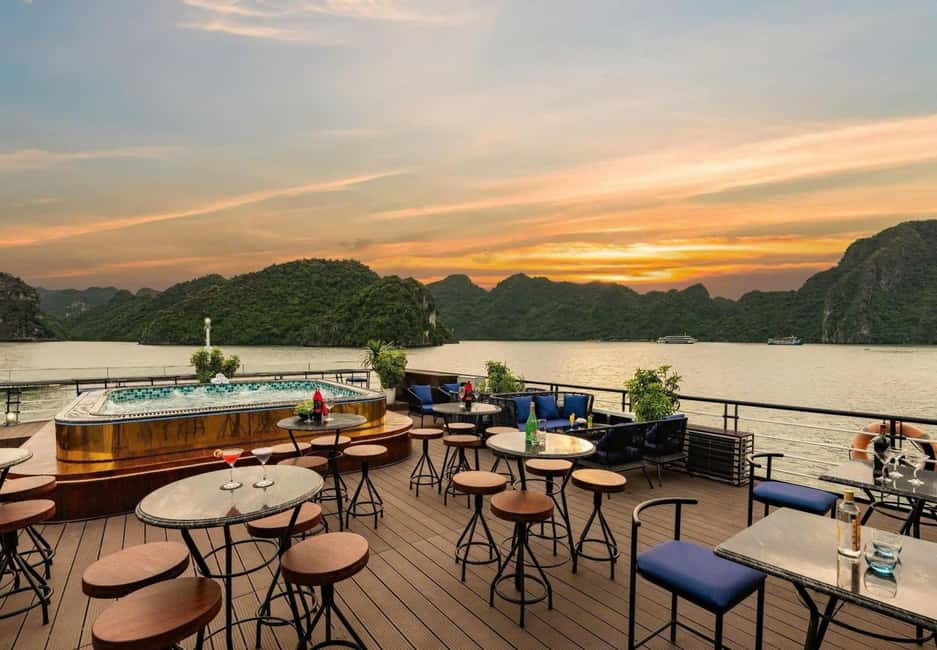 Hanoi: 2-Day Ha Long & Lan Ha Bay 5-Star Boat with Balcony - Food timing: buffet lunch, set dinner, and a brunch that saves your legs