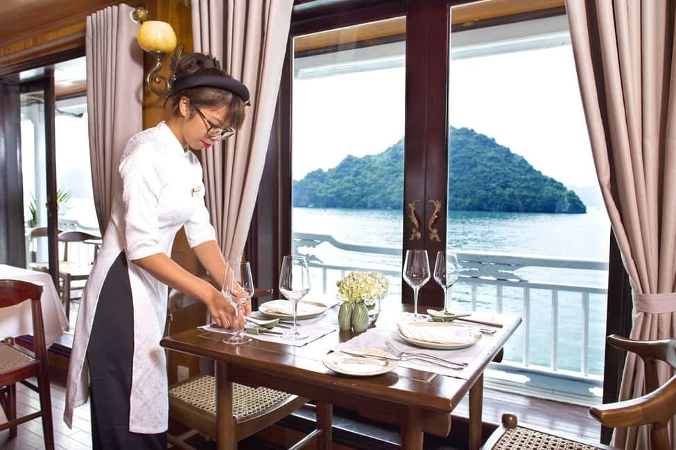 Hanoi: 3D2N Ha Long Bay, Lan Ha Bay by Hera Boutique Cruise - Day 2: Lan Ha Bay Feel with Trinh Nu Cave, Three Peaches Beach, and Pearl Farm