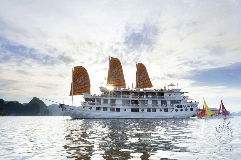 Hanoi: 3D2N Ha Long, Lan Ha Bay by Hera Grand Luxury Cruise - Day 1: Surprising Cave (Sung Sot), Ti Top Island, and the on-ramp to fun