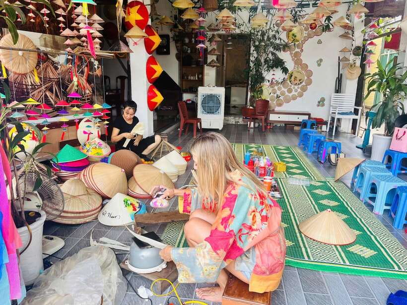 Hanoi: Artisan Tour with Incense, Hat-Making, or Ceramics - Chuong conical hat village: make the Vietnam icon with paint and patience