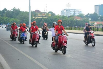 Hanoi Back Streets Vespa Tours: Hanoi Vintage Vespa Tours City - Long Bien Bridge and Duờng Tau: Where the Tour Gets Its Momentum