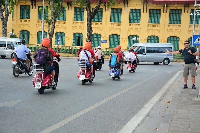 Hanoi Back Streets Vespa Tours: Hanoi Vintage Vespa Tours City - Old Landmarks You Pass By: Mausoleum Area, Temples, Lakes, and the Opera House