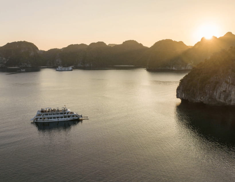 Hanoi: Cat Ba, Lan Ha & Ha Long Bay Luxury Cruise with Lunch - Rooftop Bar and Sunset Wind-Down: A Proper Ending, Not a Stampede