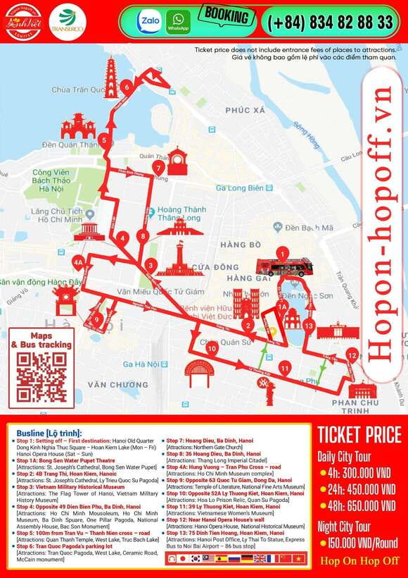 Hanoi: Centuries of Highlights in 1 Hour by Open-Top Bus - Where You’ll Start and How the Timing Works (Without Stress)