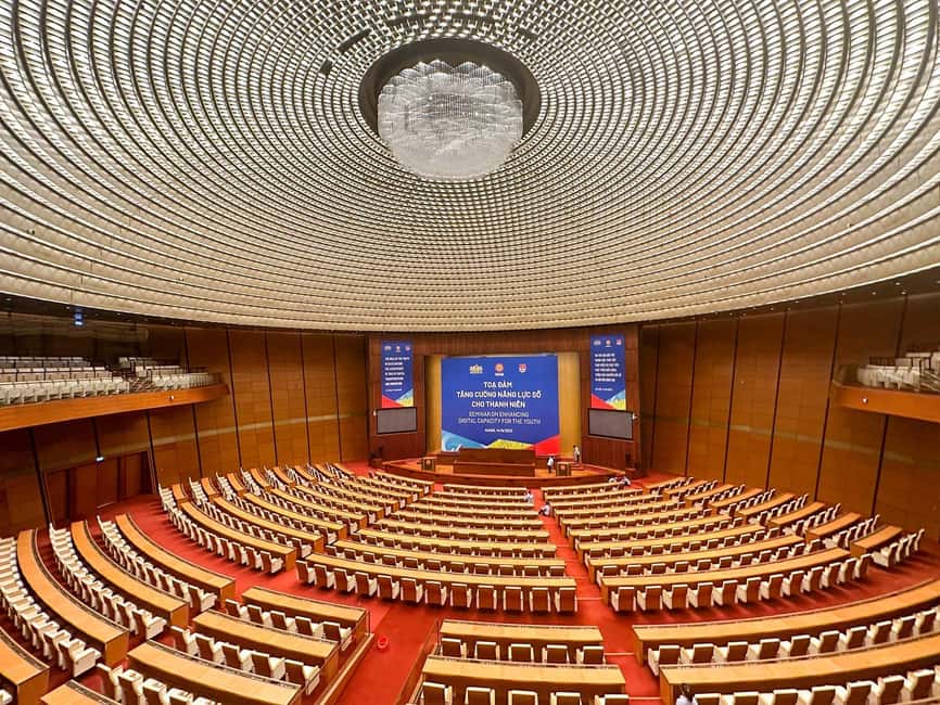 Hanoi City Highlights Walking Tour – Landmarks & History - Ho Chi Minh Mausoleum inside: powerful, but follow the rules