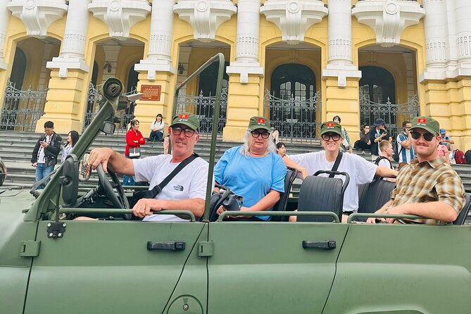 Hanoi City Jeep Tour Half-day: Food, Culture & Fun (4 hours) - Hanoi Train Street: the short stop that can be a highlight