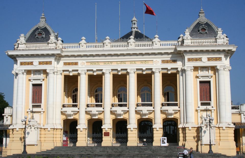 Hanoi: City Sightseeing Motorbike Tour - The first stretch: Opera House, St Joseph Cathedral, and Ba Dinh area