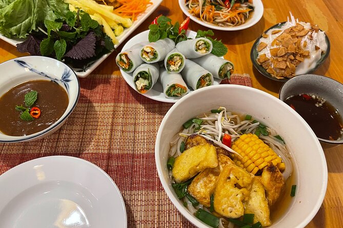 Hanoi Cooking Class Learning 5 Dishes including Banh Xeo - Eating What You Make: Coffee, Rice Liquor, and the Small-Group Table