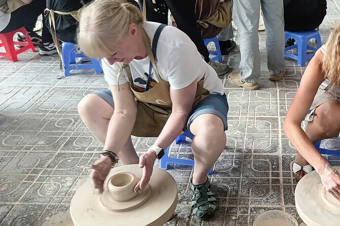 Hanoi Countryside Half-day Jeep Tour: Bat Trang Ceramic Village - The pottery workshop: making your cup, bowl, or plate