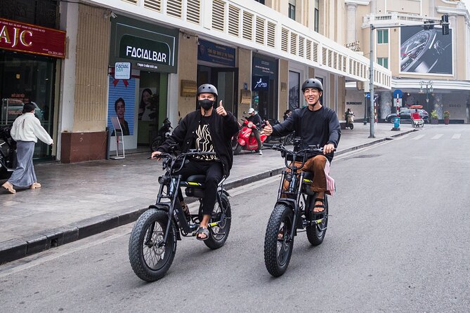 Hanoi E-Bike Tour - Hanoi's Must-See Highlights - Truc Bach Island: a quieter ride moment and a sunset target
