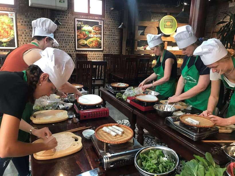 Hanoi Food Adventure: Vietnamese Market Tour & Cooking Class - Pho, spring rolls, and the texture lessons you can feel