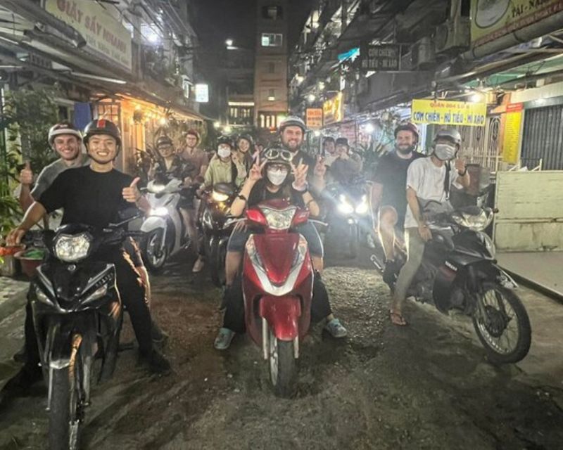 Hanoi: Food and Sightseeing Motorbike Tour with 7 Tastings - Train Street Café: the night-railway finale and photo moment