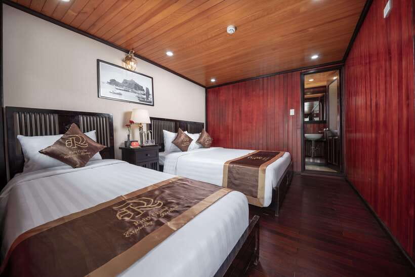 Hanoi: Ha Long Bay 2-Day 1-Night Tour by 4-star Luxury Junk - Day 1: Tuan Chau to Luon Area, Titop Island, and a cooking class