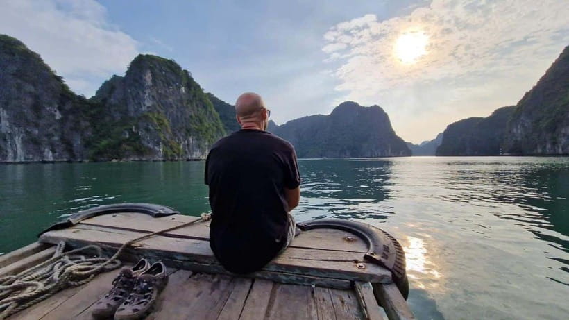 Hanoi: Ha Long Bay & CatBa Island 3-Day with Boutique Cruise - Cruise Day 1 on the Ha Long Bay boutique ship: kayaks, trampolines, and jacuzzi time