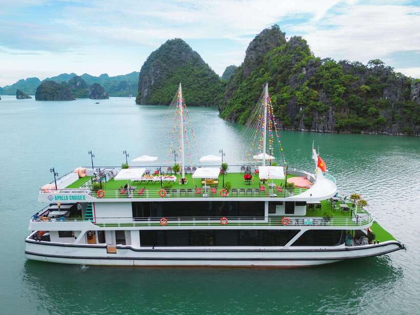 Hanoi: Ha Long Bay Day Tour - Apollo Cruise, Jacuzzi, Buffet - The Apollo Cruise on Tuan Chau: what you’re really paying for