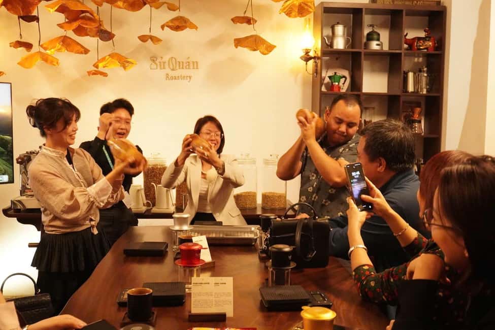 Hanoi: Hands-On 5 Vietnamese Coffees & 3 Local Wines Tasting - The Da Lat education support: your ticket has a purpose