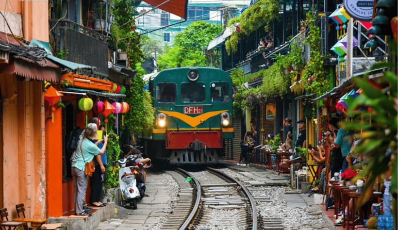 Hanoi: Highlights, Incense Village, Hat Crafting Guided Tour - Train Street finish: coffee freedom with one important responsibility