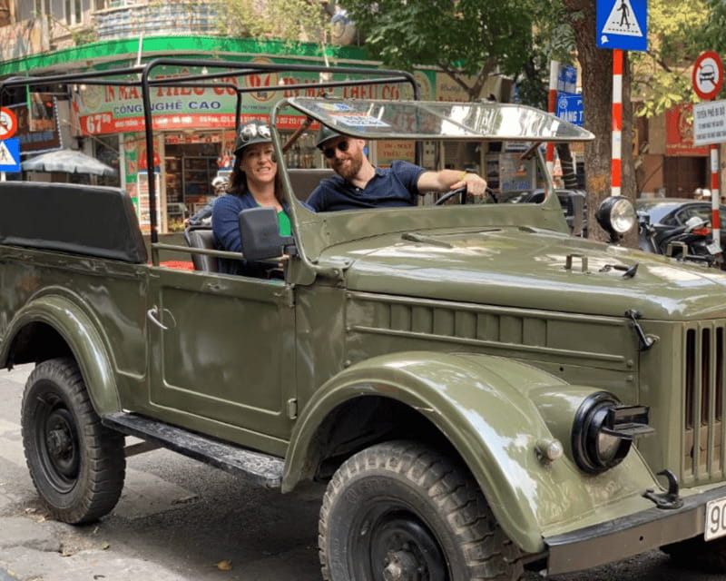 Hanoi: Historic Jeep Tour - Train Street and the city’s oddball icons