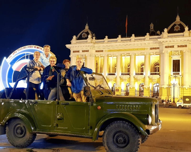 Hanoi: Historic Jeep Tour - Long Bien Bridge and Opera House: big landmarks, easy viewpoints