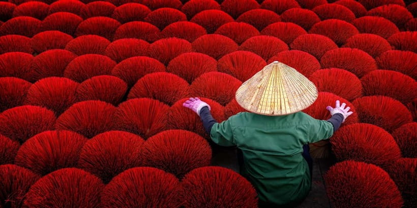 Hanoi: Incense Village, Hat Village or Weave Mat SMALL GROUP - Key moments you should circle