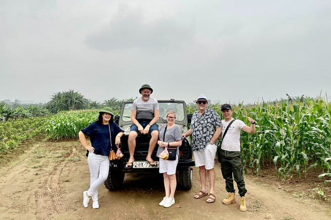 Hanoi Jeep Countryside Red River, Villages - See Rice Paddies - From Hanoi Old Quarter to the Red River Delta, the fun starts fast