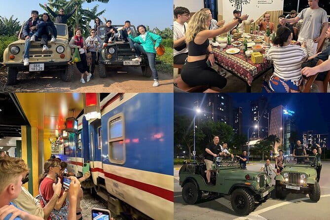 Hanoi Jeep Night Street Foodie Tour, Train Street and Egg Coffee - Key things to know before you ride