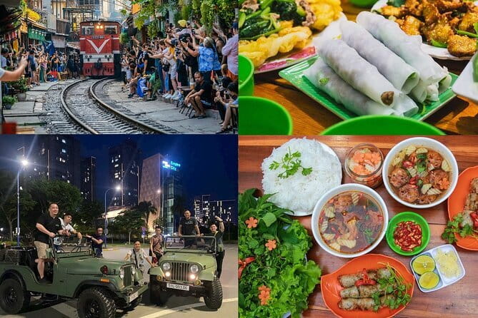Hanoi Jeep Night Street Foodie Tour, Train Street and Egg Coffee - Bun Cha by Hanoi Opera House: A Classic With a Big Story