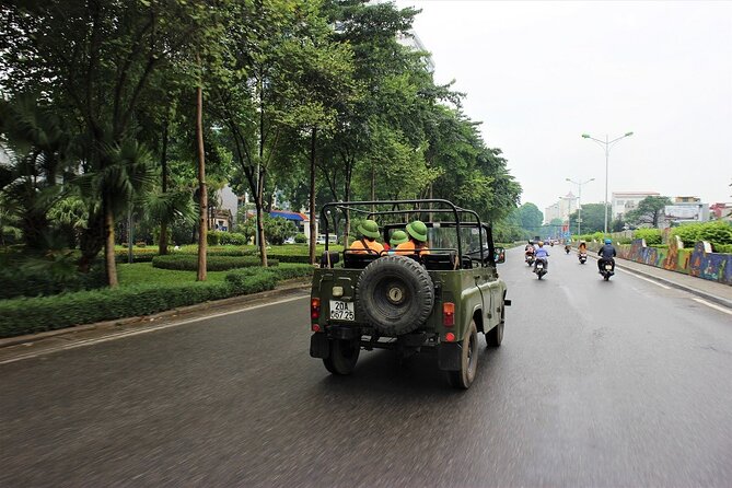 Hanoi Jeep Tours Led By Women: City & Countryside Half Day Combo - Truc Bach Lake area and the lunch break: local food, not just a pit stop