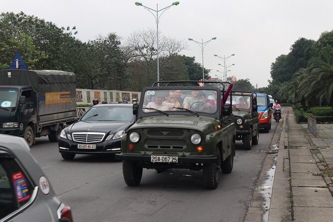 Hanoi Jeep Tours Led By Women: Hanoi City Jeep Tours - Stop 5: Ba Dinh Square area, formal landmarks, and major landmarks from the road