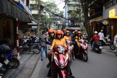 Hanoi Motorbike Tour Led By Women - City And Countryside Full Day - Long Bien Bridge first: history, then a tea-and-bonsai pause