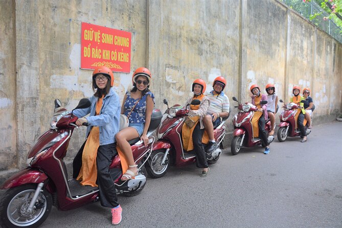 Hanoi Motorbike Tour Led By Women - City And Countryside Full Day - Co Loa Citadel area: wet market fruit, Lotus Lake breaks