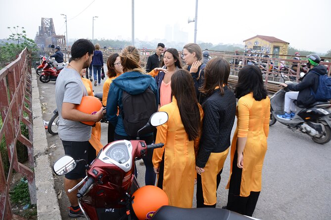 Hanoi Motorbike Tour Led By Women - City And Countryside Full Day - Passing Hanoi’s big sights: flag tower and other city markers