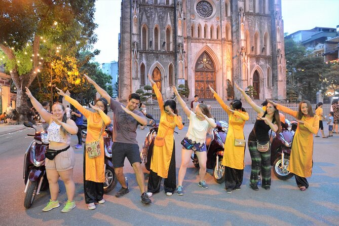 Hanoi Motorbike Tour Led By Women: Hanoi Motorbike Food Tours - Stop-by-stop: Long Bien to Train Street, with food built into the route