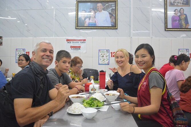 Hanoi Motorbike Tours: Hanoi Motorbike Food Tours Led By Women - The First Big Night Ride: Long Bien Bridge Crossing Over the Red River