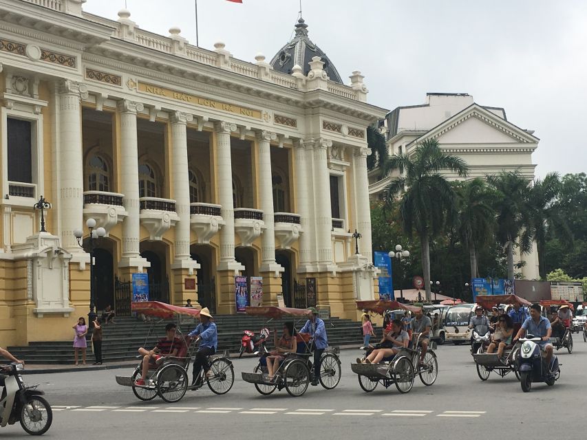 Hanoi: Old Quarter Trishaw Cyclo Tour - French-era icons: St. Joseph’s Cathedral and the Opera House