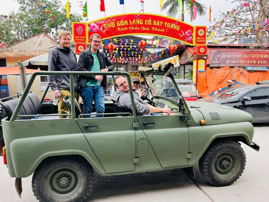 Hanoi Outskirts: Bat Trang Ceramic Village Tour by Jeep - Old Quarter views and landmark drive-bys (without turning it into a chore)