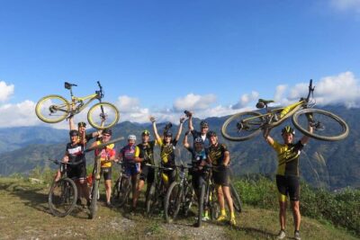 Hanoi - Soc Son electric mountain bike trails - From flat asphalt to dirt roads: the warm-up that teaches the route