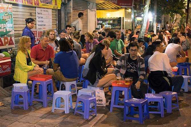 Hanoi Street Food Evening Tour - Hanoi street food tastes better when someone holds the map
