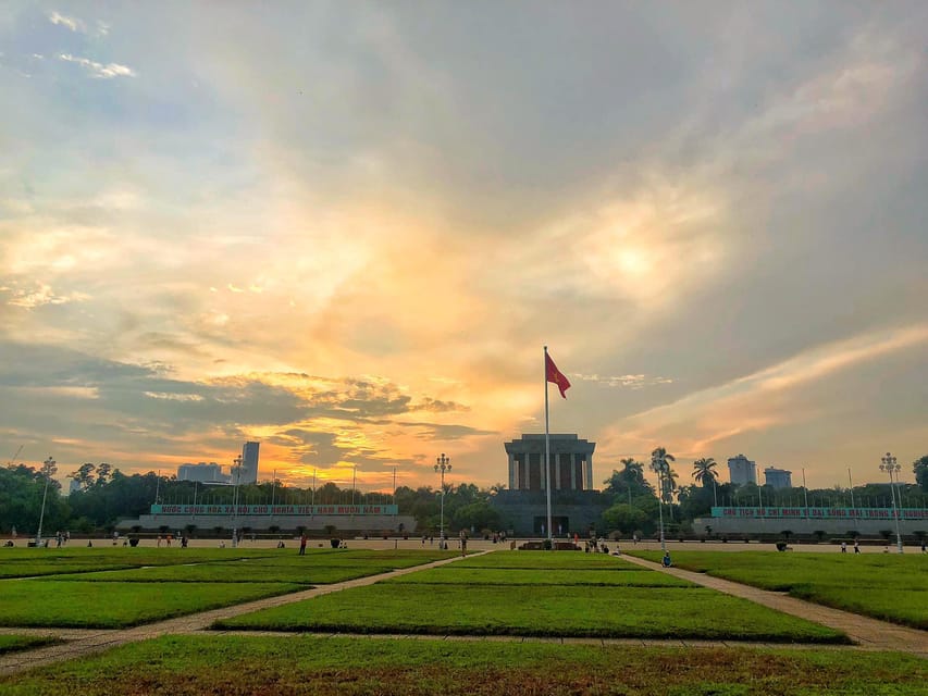 Hanoi: Sunset Highlights Tour with Ao Dai Costume - Hanoi Flag Tower: Easy Photos, Strong Landmark Energy